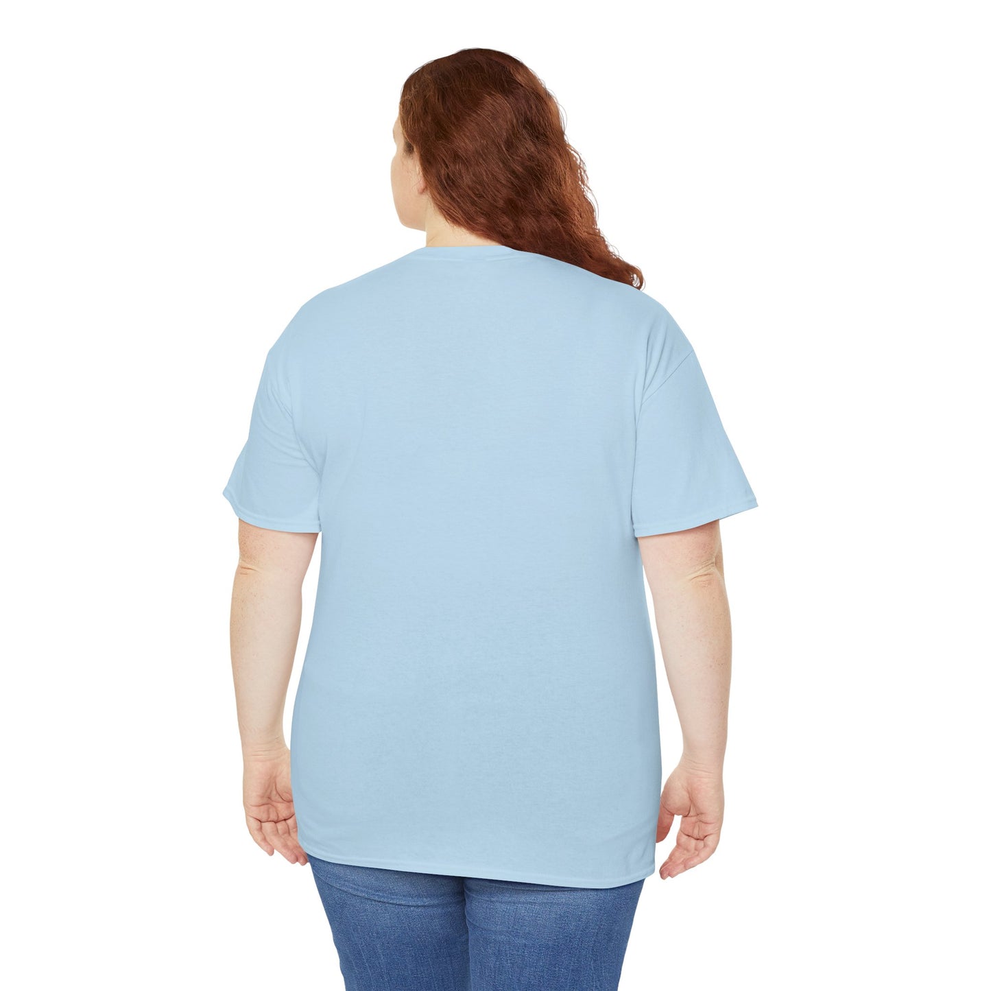 Light blue funny graphic t-shirts for gifts featuring a comfortable unisex fit