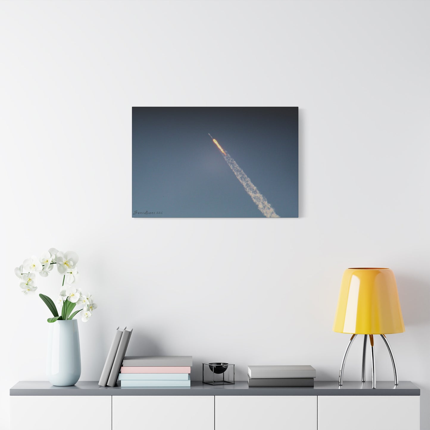 Falcon 9 8.15.24 - Matte Canvas, Stretched, 1.25"