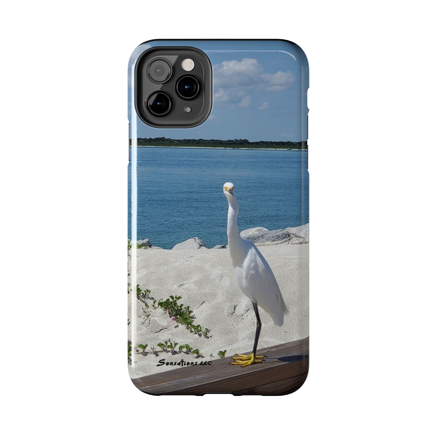 White Bird Looking - Tough Phone Cases