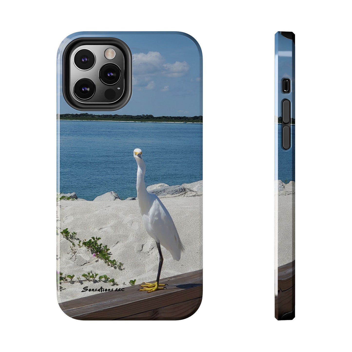 White Bird Looking - Tough Phone Cases