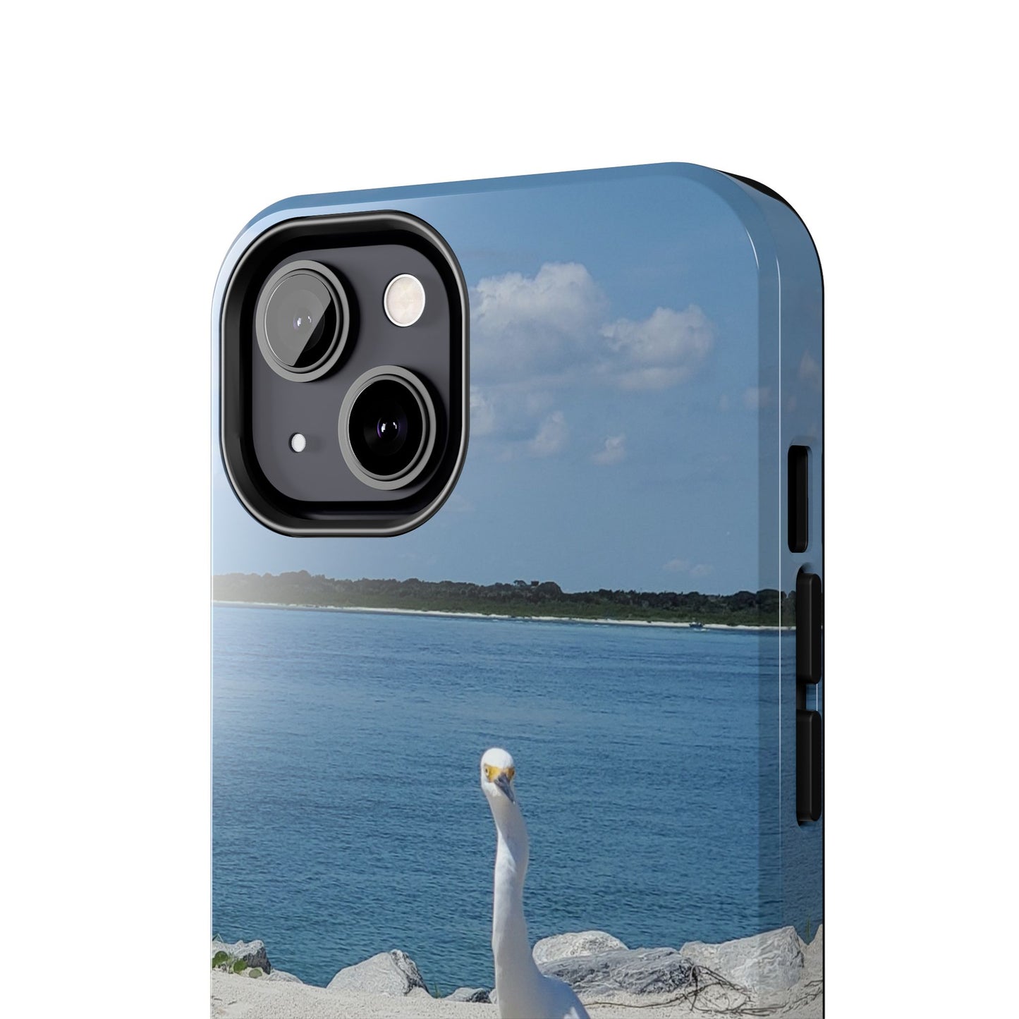 White Bird Looking - Tough Phone Cases