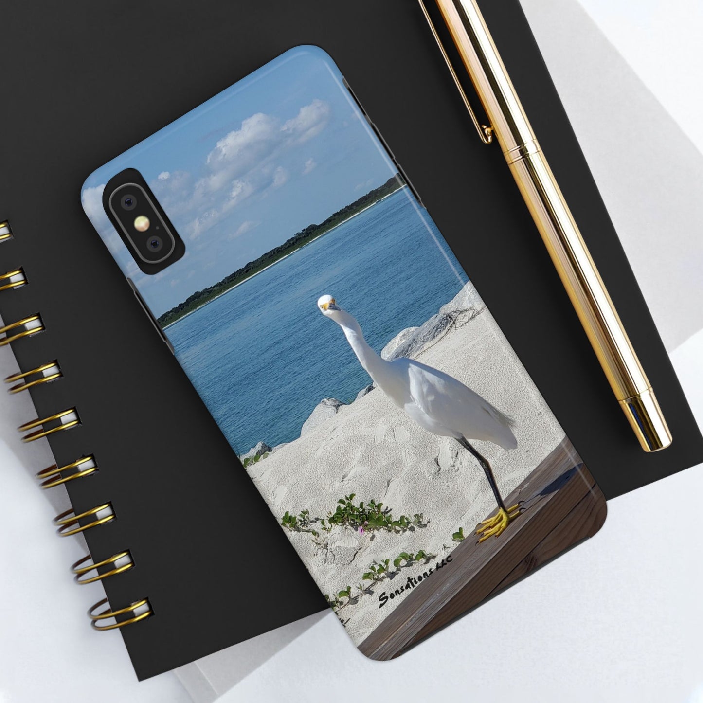 White Bird Looking - Tough Phone Cases