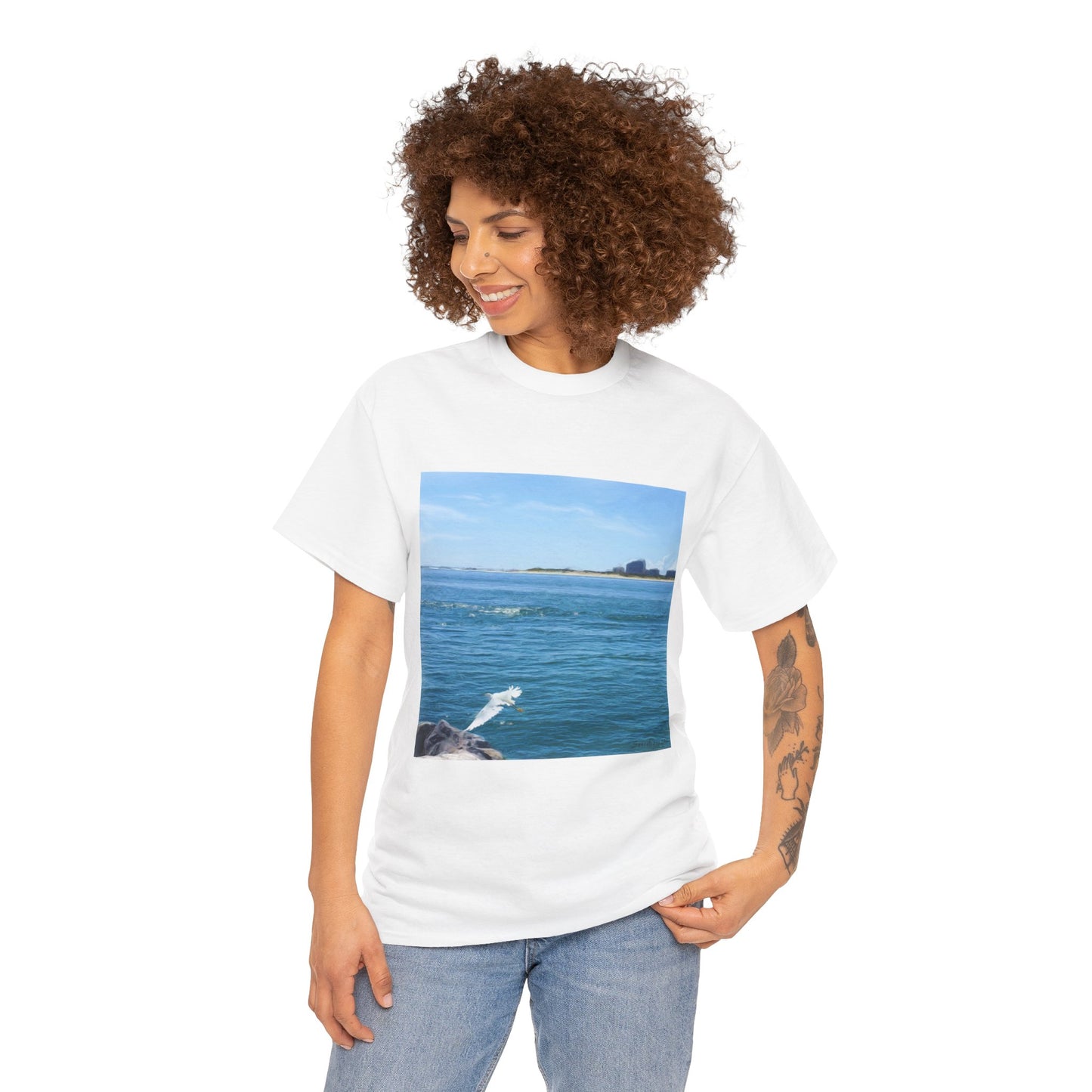 White Bird One - Unisex Heavy Cotton Tee