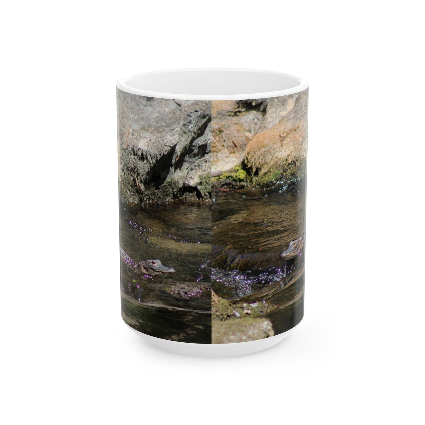 Baby Gator Ceramic Mug - Perfect for Wildlife Lovers