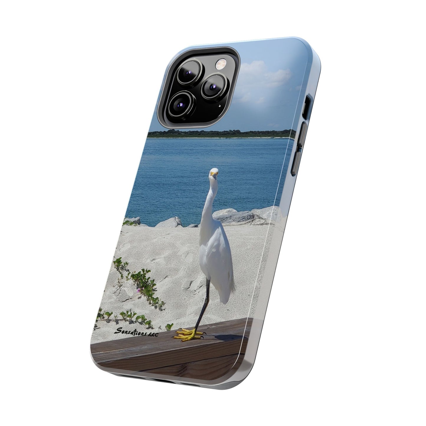 White Bird Looking - Tough Phone Cases