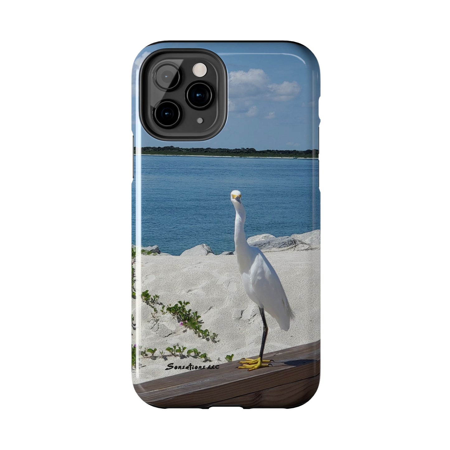 White Bird Looking - Tough Phone Cases