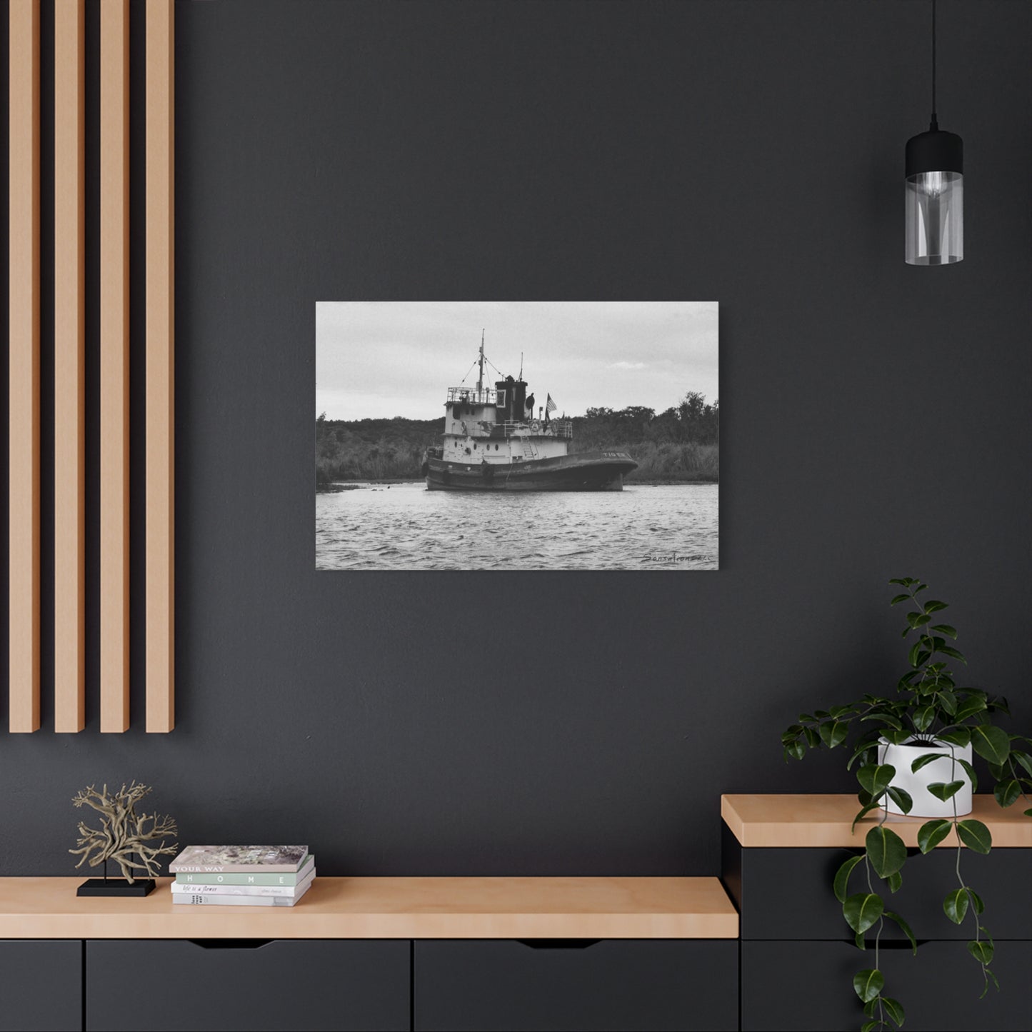 Tiger Tug - Matte Canvas, Stretched, 1.25"