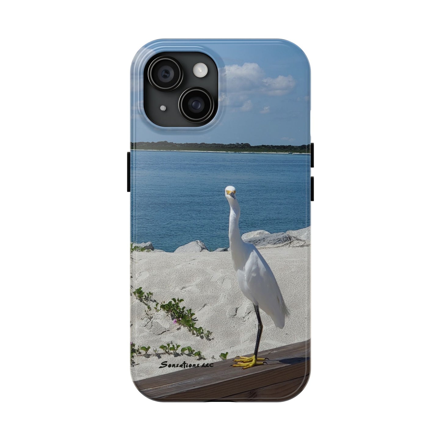 White Bird Looking - Tough Phone Cases