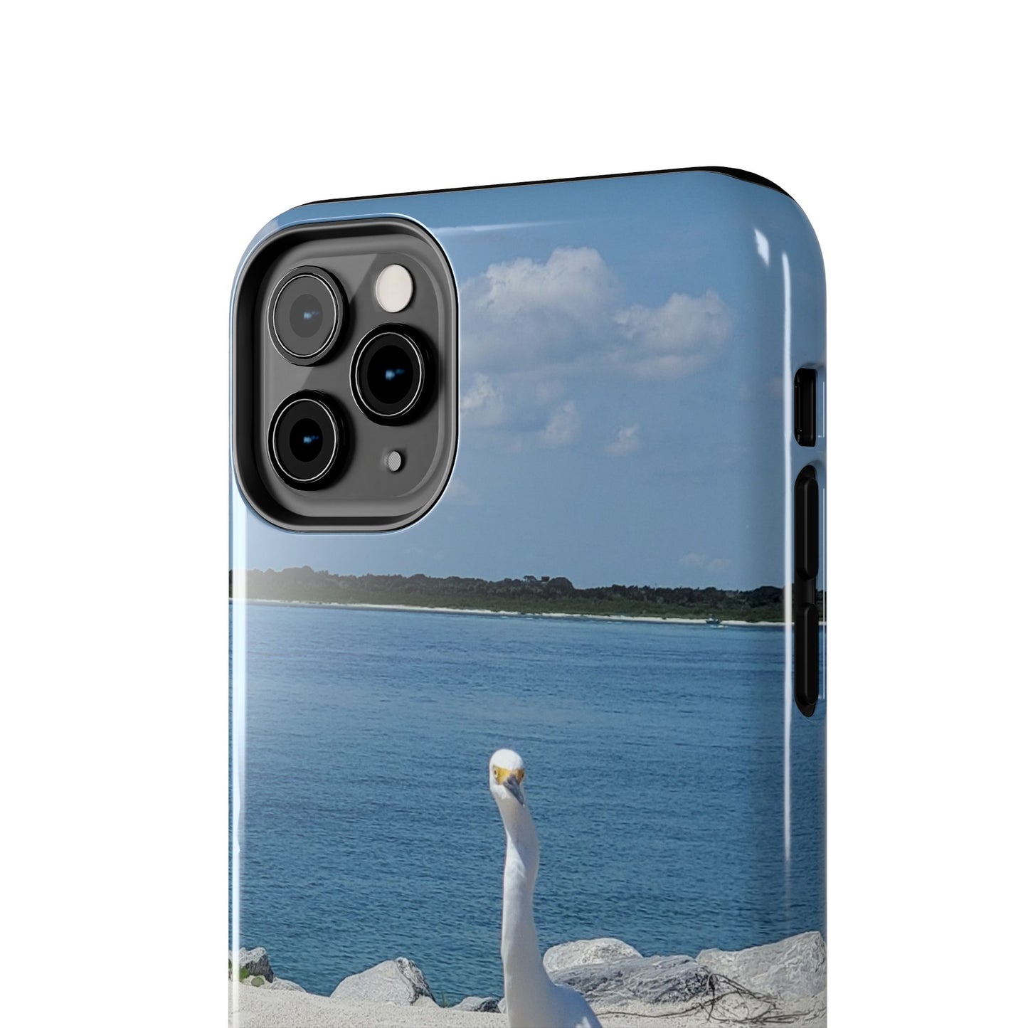 White Bird Looking - Tough Phone Cases