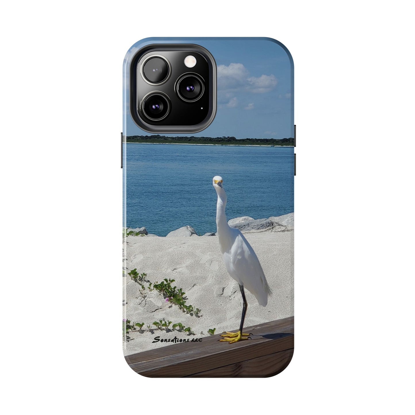 White Bird Looking - Tough Phone Cases