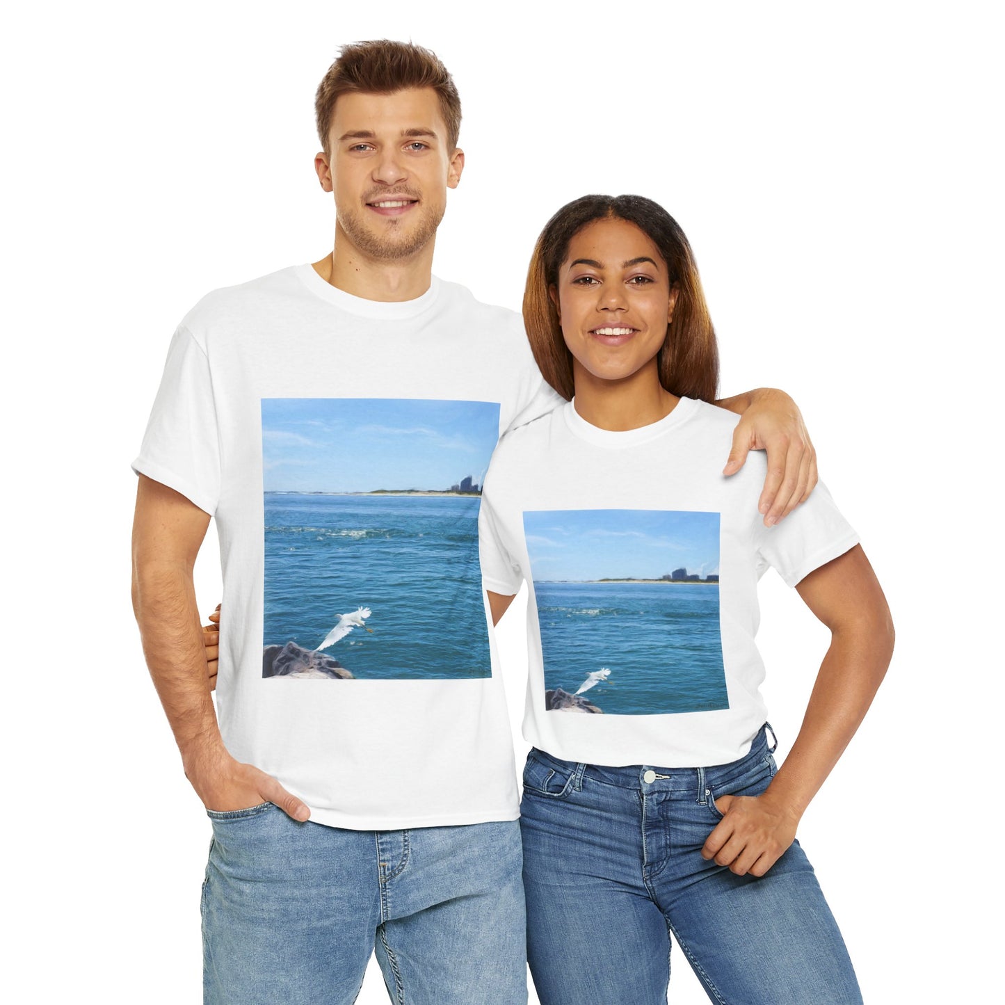 White Bird One - Unisex Heavy Cotton Tee