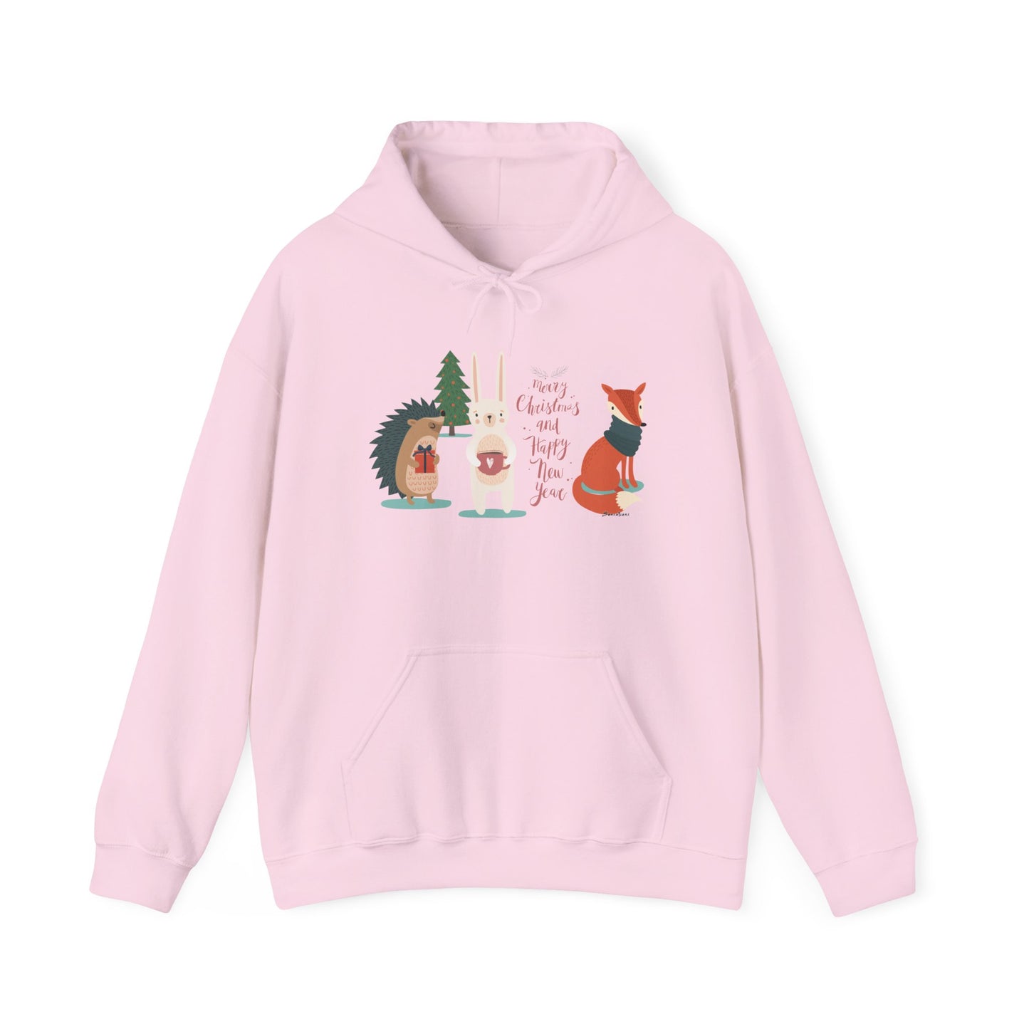 Christmas Bunny - Unisex Heavy Blend™ Hooded Sweatshirt