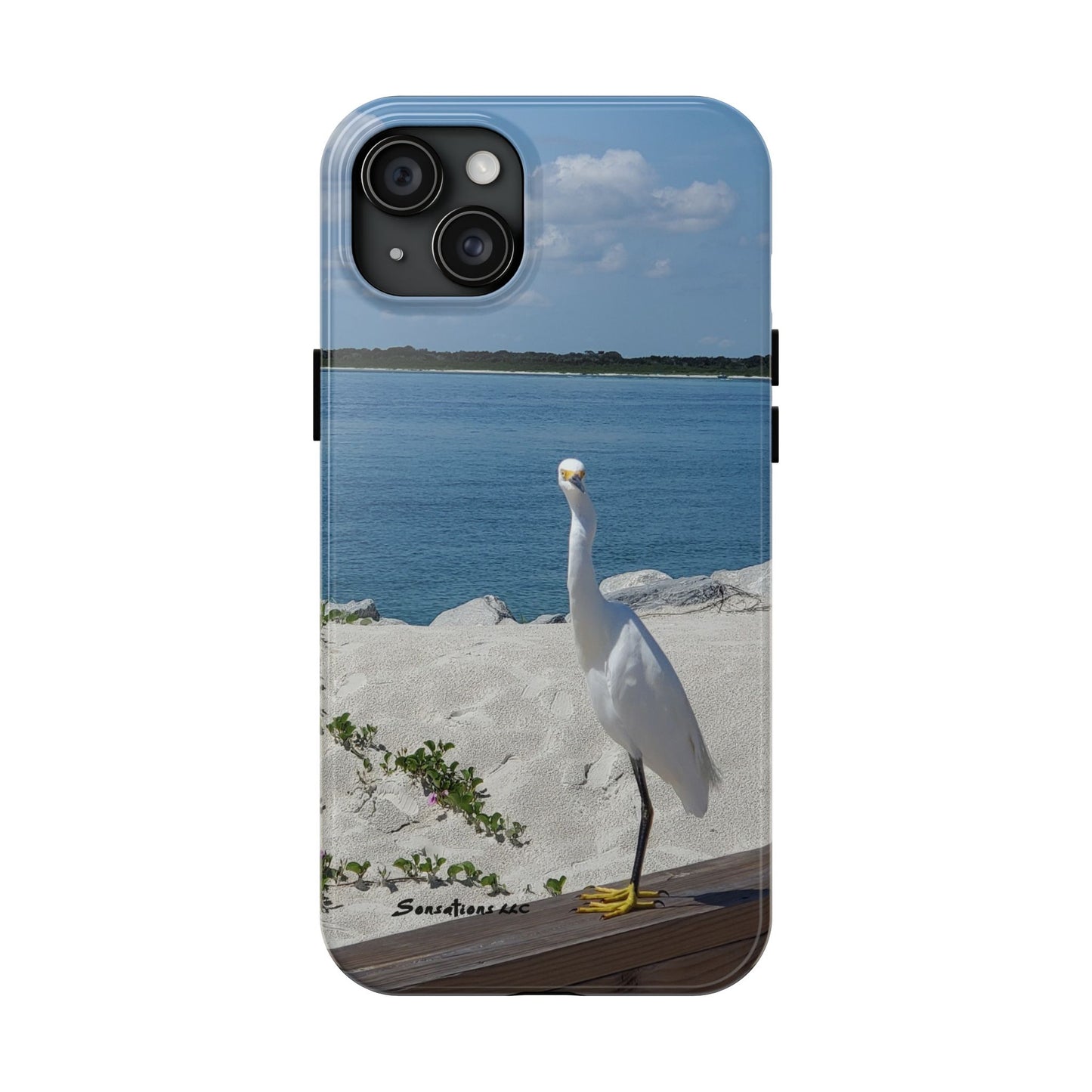 White Bird Looking - Tough Phone Cases