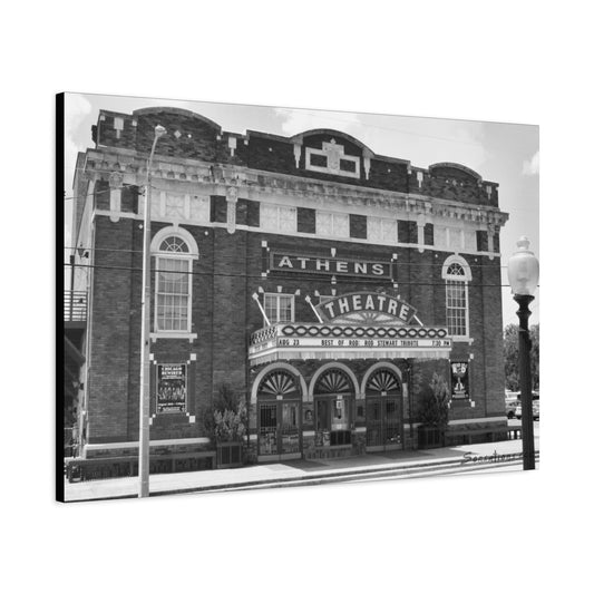 Athens Theatre - Matte Canvas, Stretched, 1.25"