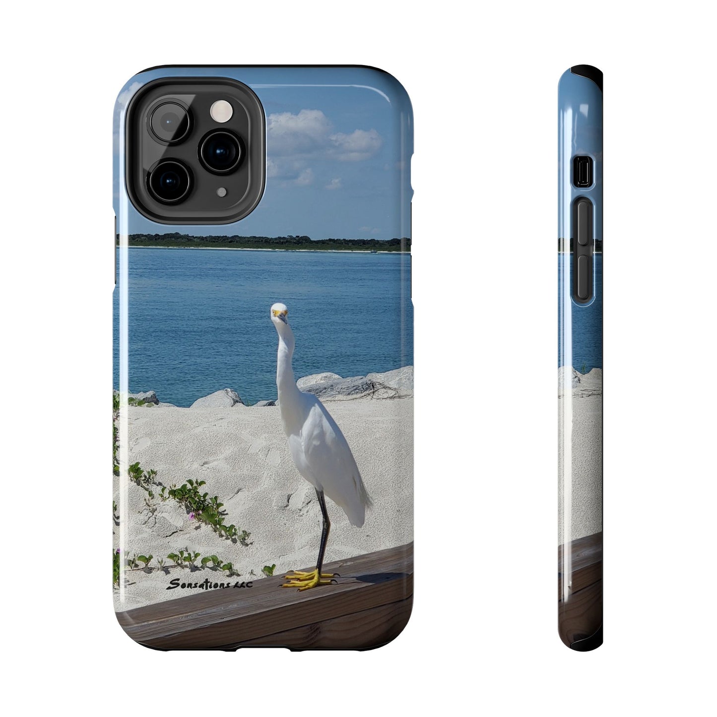 White Bird Looking - Tough Phone Cases