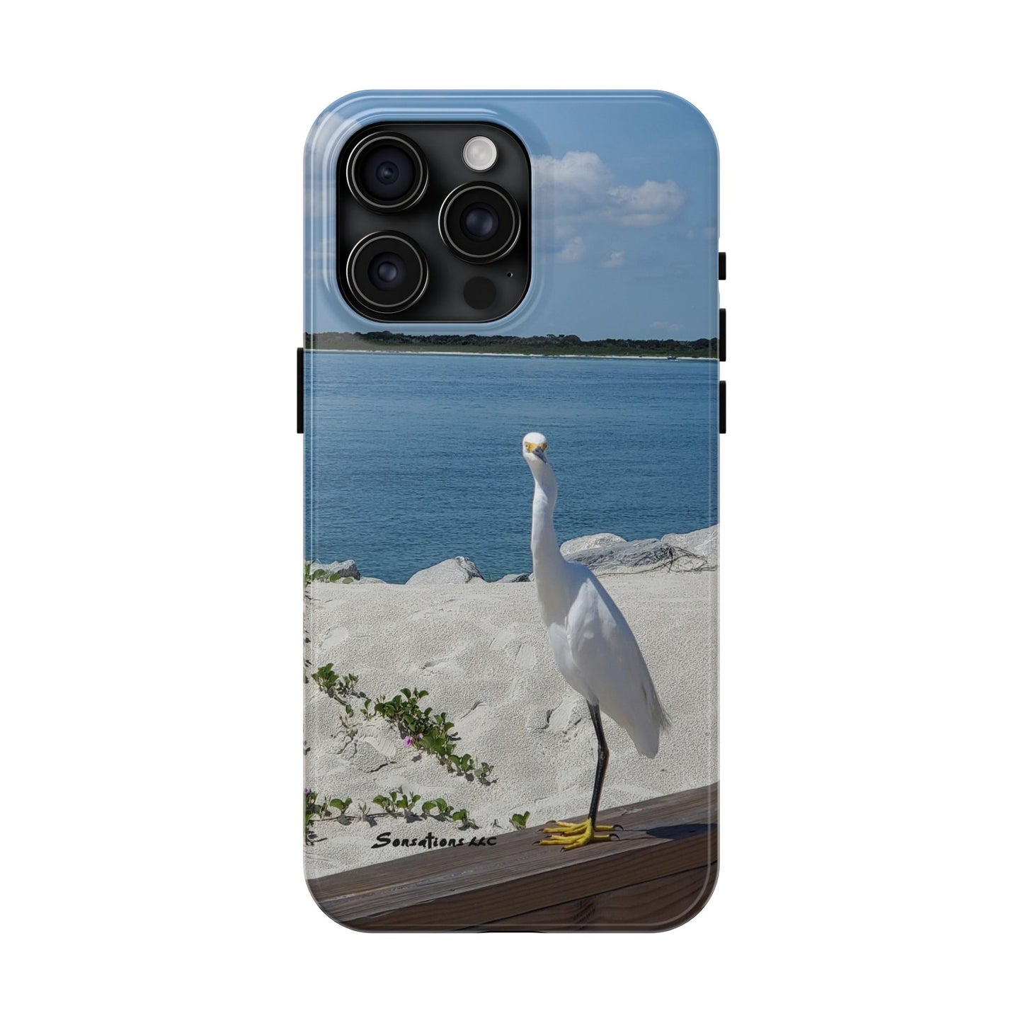 White Bird Looking - Tough Phone Cases