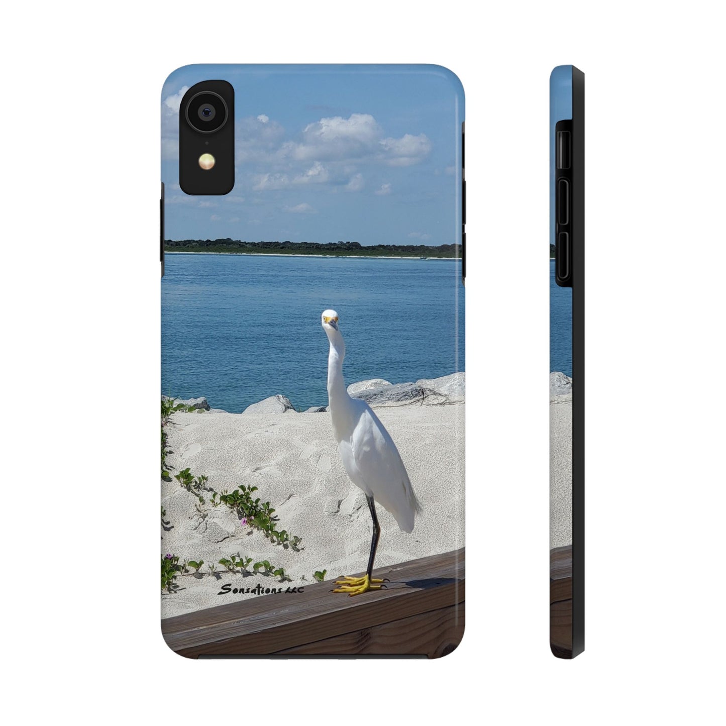 White Bird Looking - Tough Phone Cases