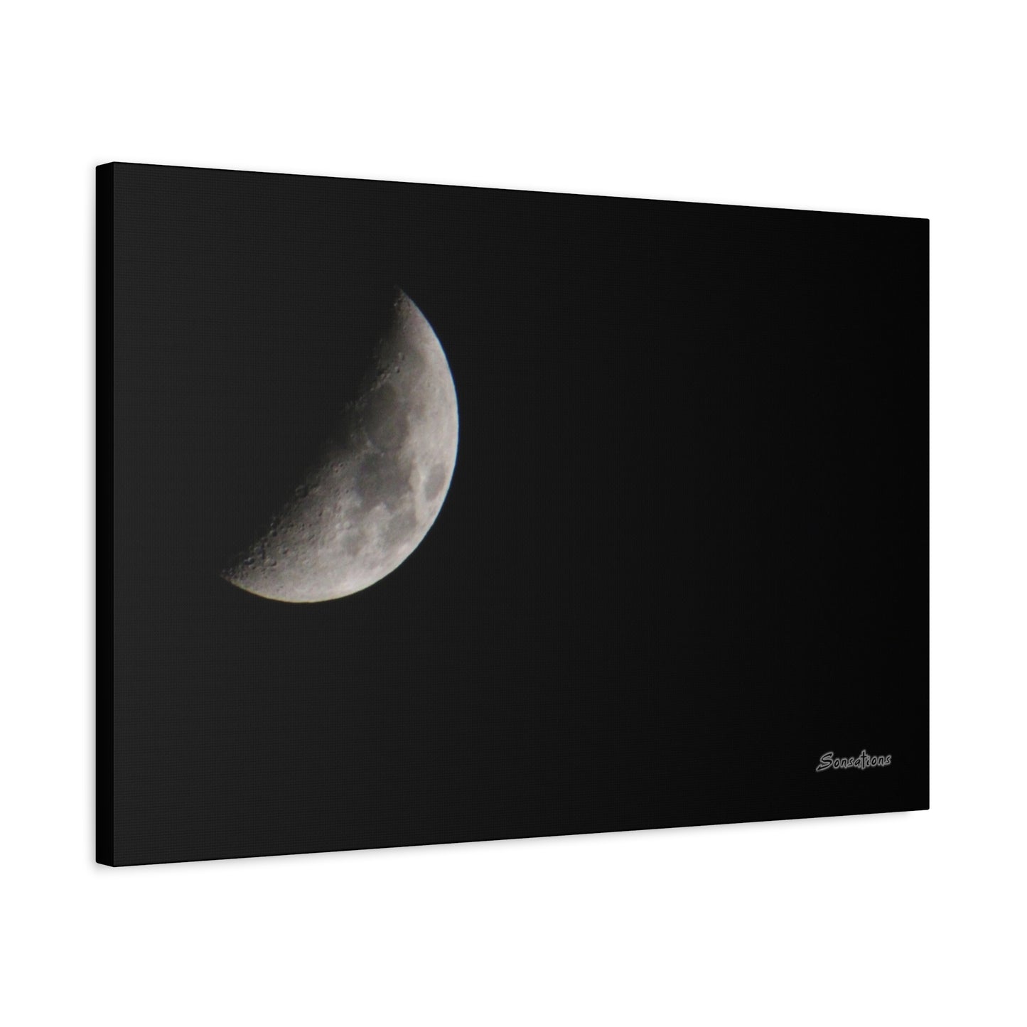 Moon - Matte Canvas, Stretched, 1.25"