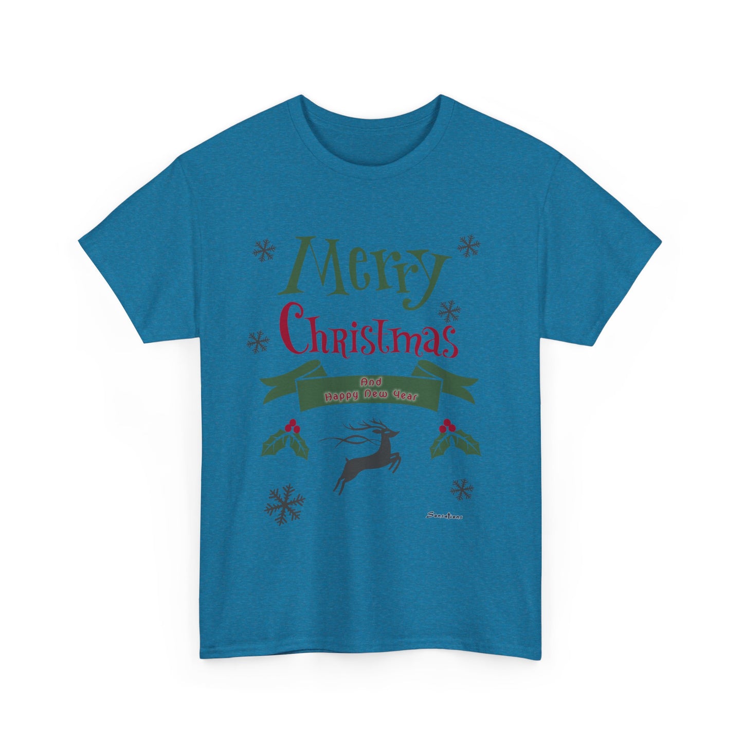 Merry Christmas 1 - Unisex Heavy Cotton Tee