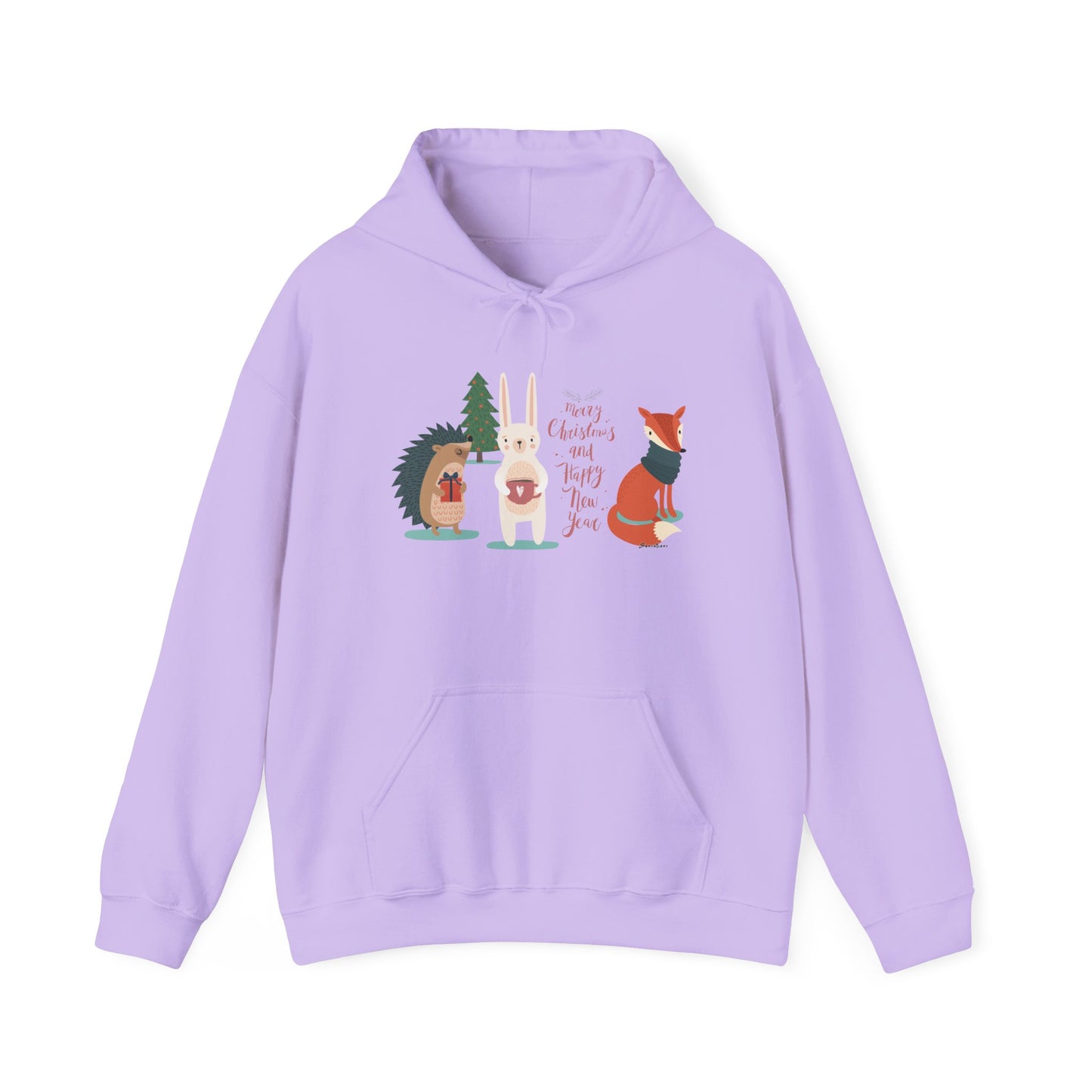 Christmas Bunny - Unisex Heavy Blend™ Hooded Sweatshirt