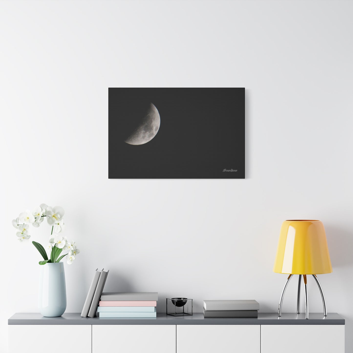 Moon - Matte Canvas, Stretched, 1.25"