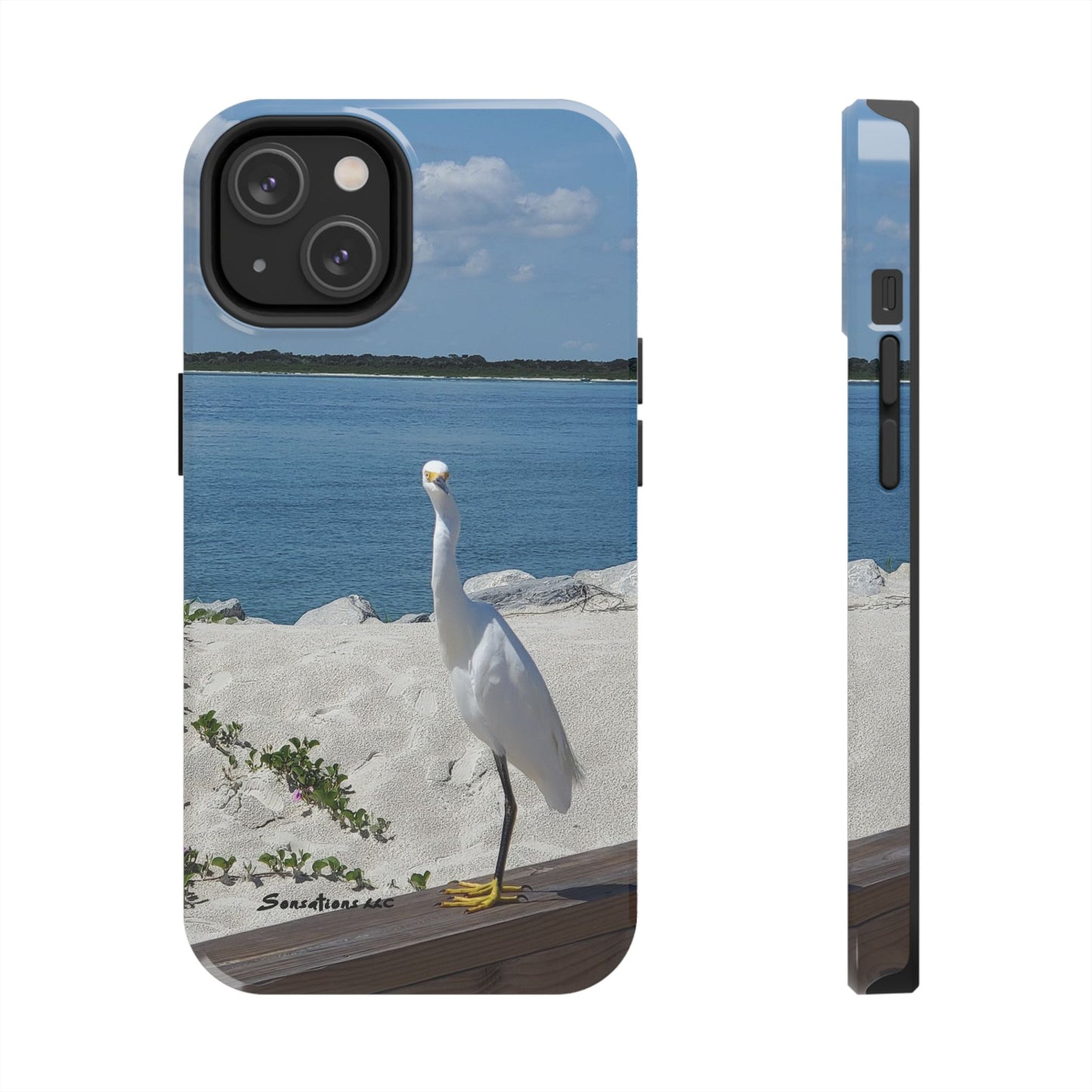 White Bird Looking - Tough Phone Cases