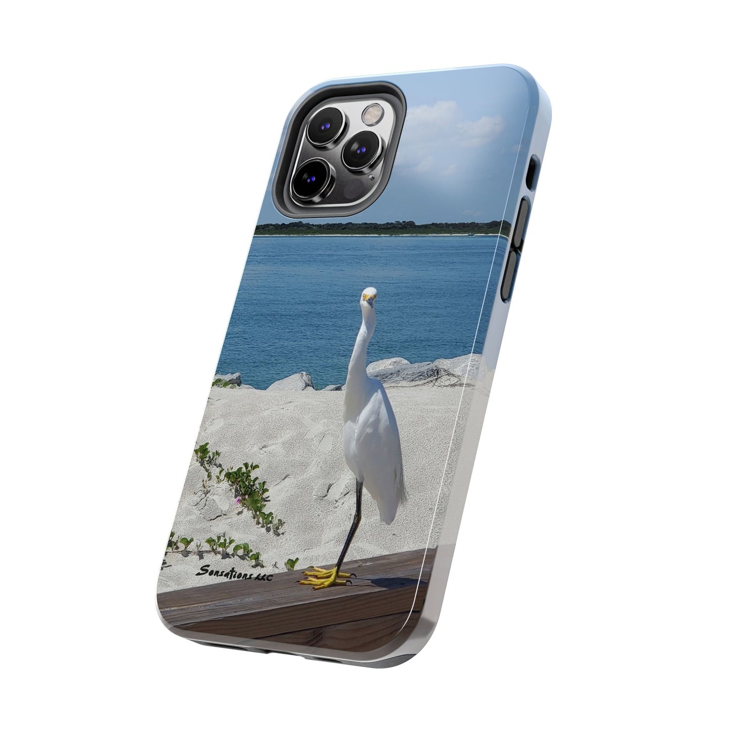 White Bird Looking - Tough Phone Cases