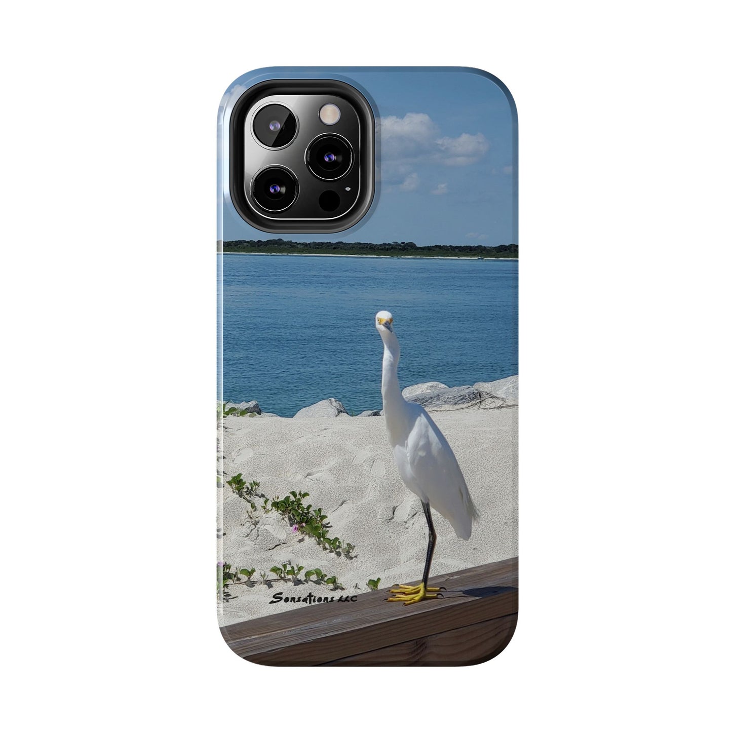 White Bird Looking - Tough Phone Cases