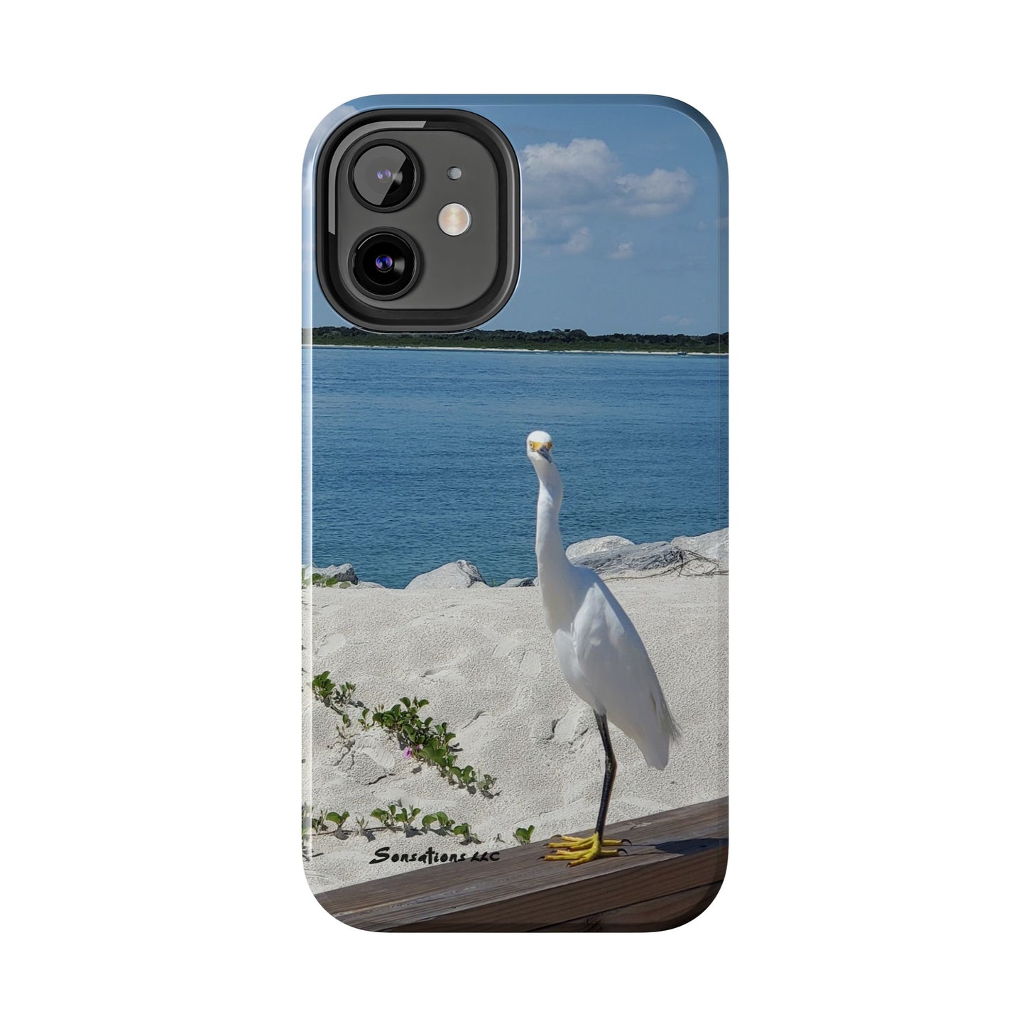 White Bird Looking - Tough Phone Cases