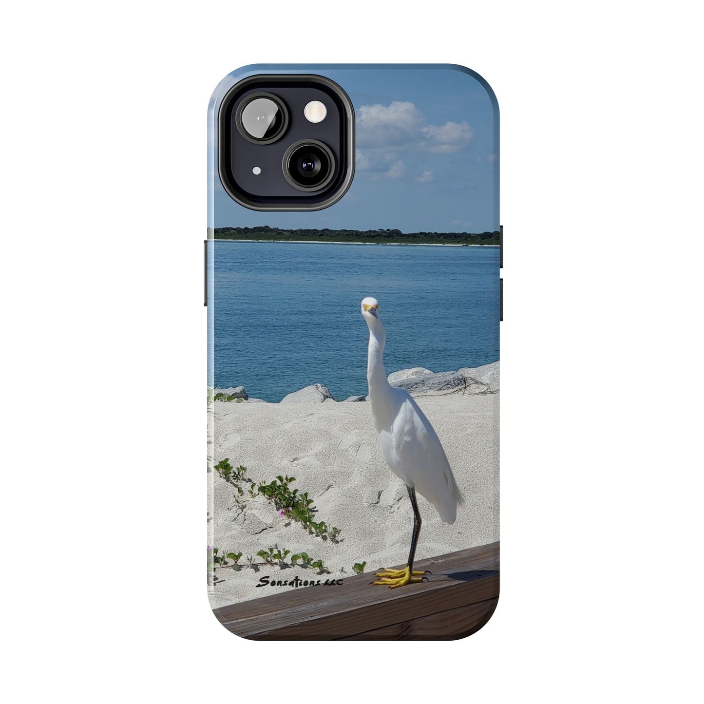 White Bird Looking - Tough Phone Cases