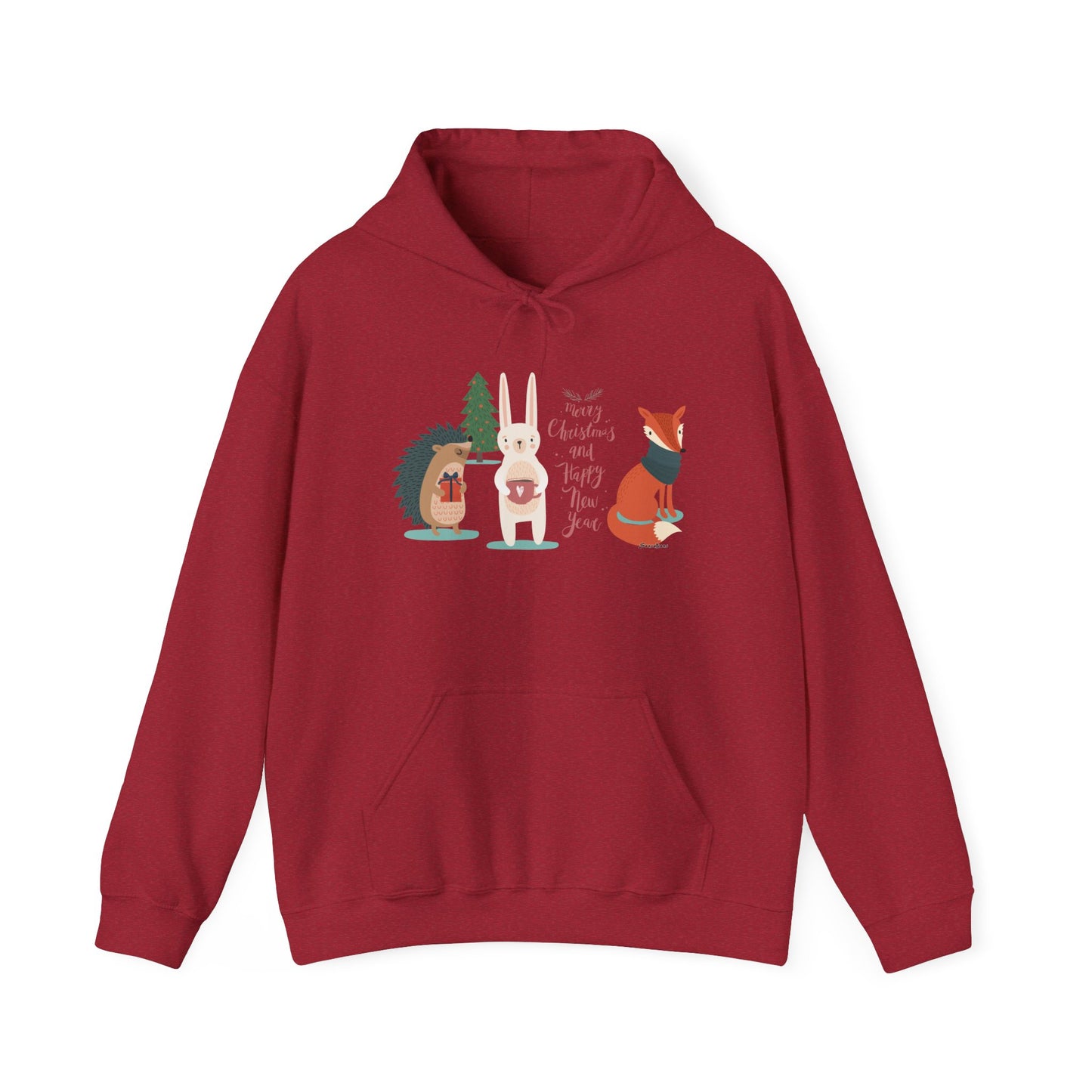 Christmas Bunny - Unisex Heavy Blend™ Hooded Sweatshirt