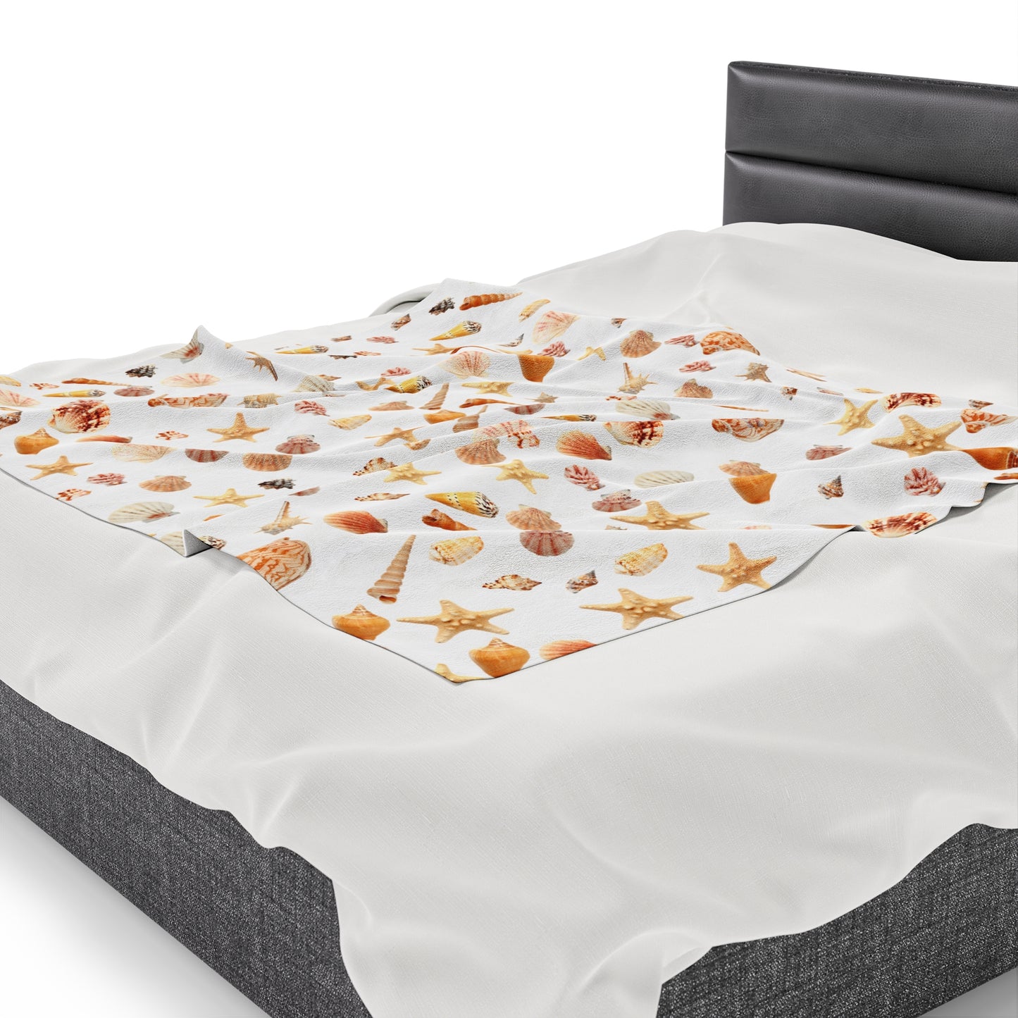 Sea Shell -  Velveteen Plush Blanket