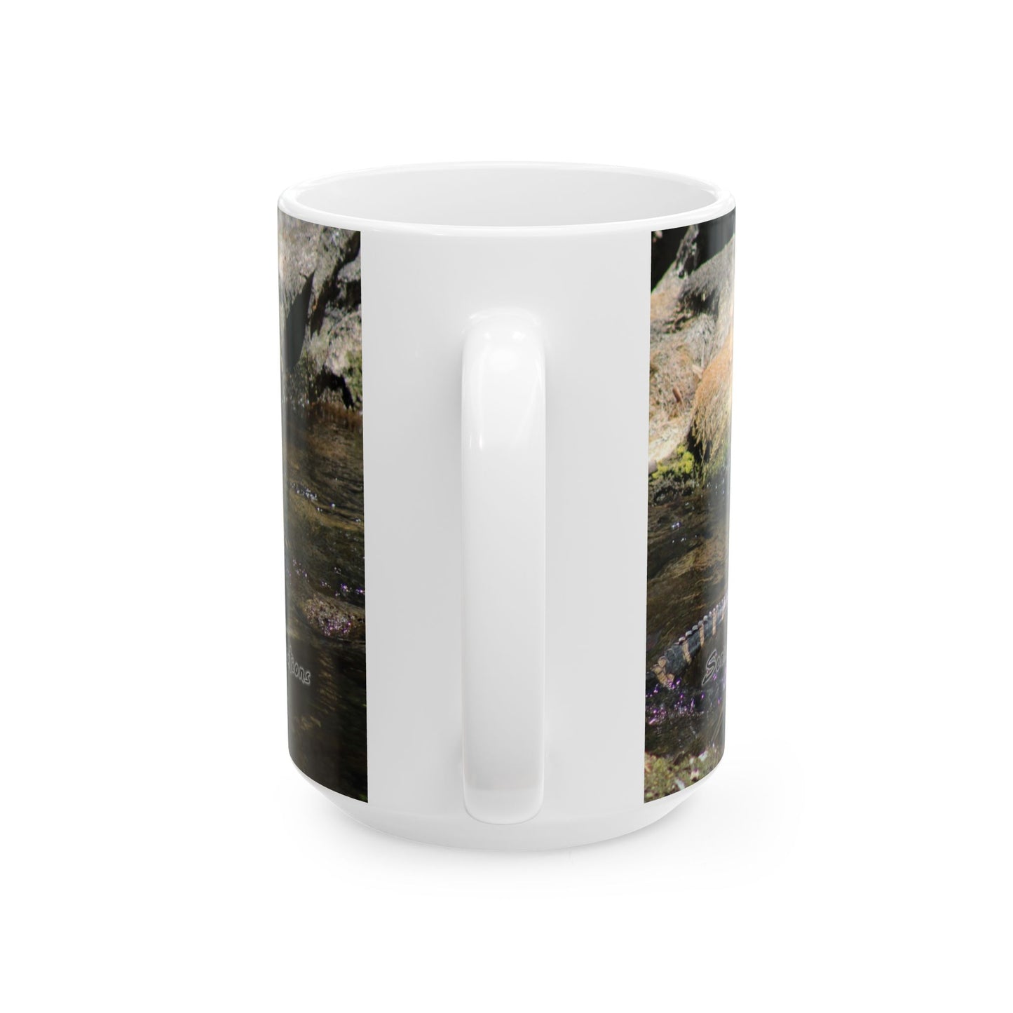 Baby Gator Ceramic Mug - Perfect for Wildlife Lovers