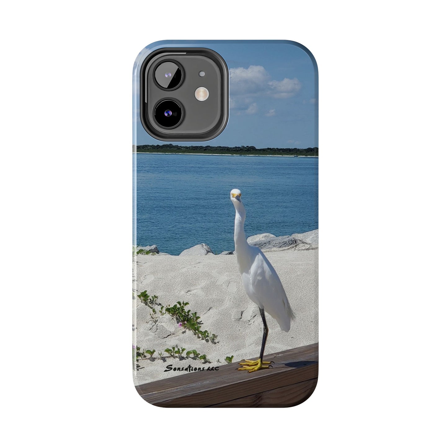 White Bird Looking - Tough Phone Cases