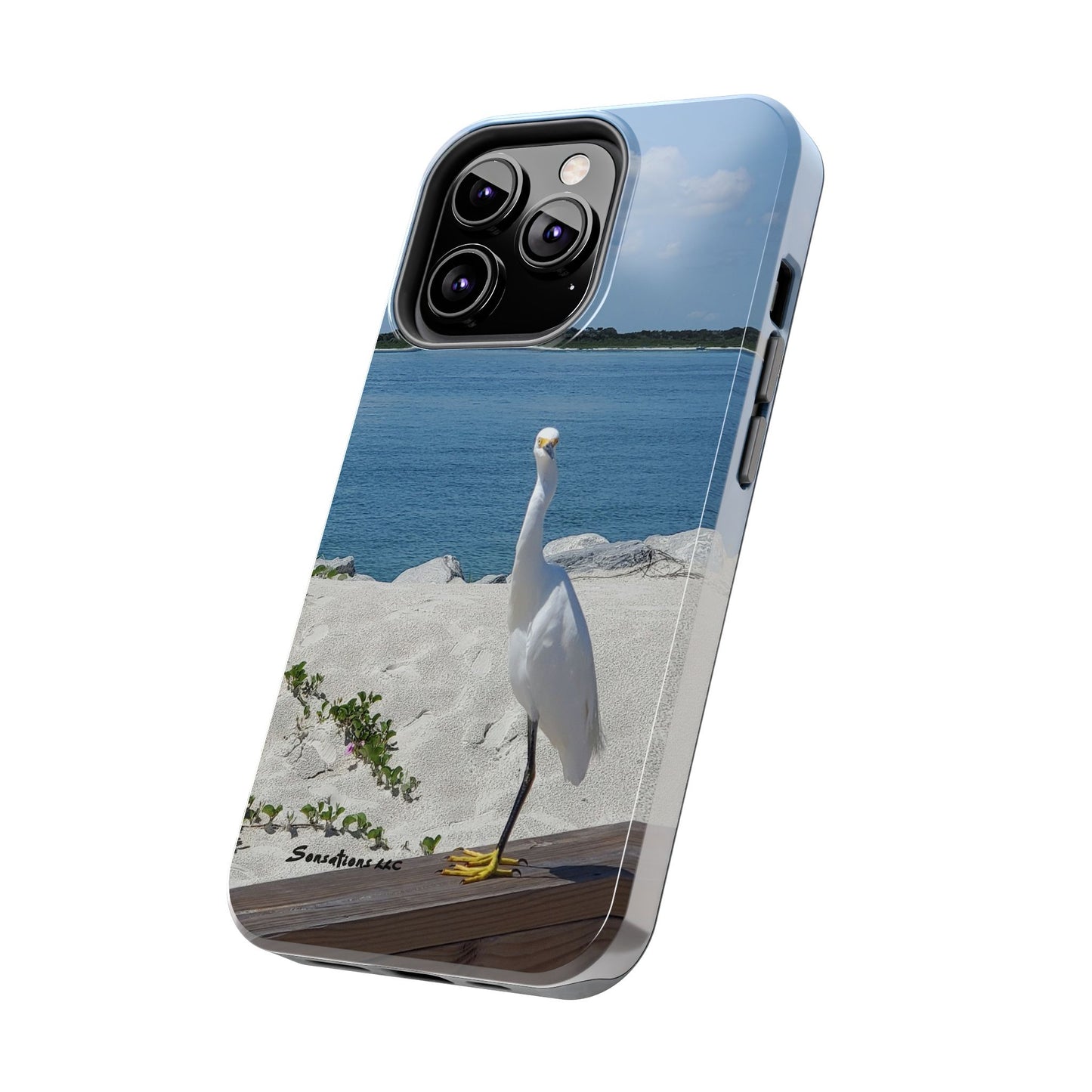 White Bird Looking - Tough Phone Cases