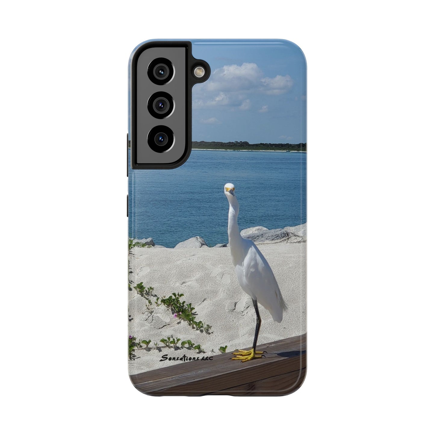 White Bird Looking - Tough Phone Cases