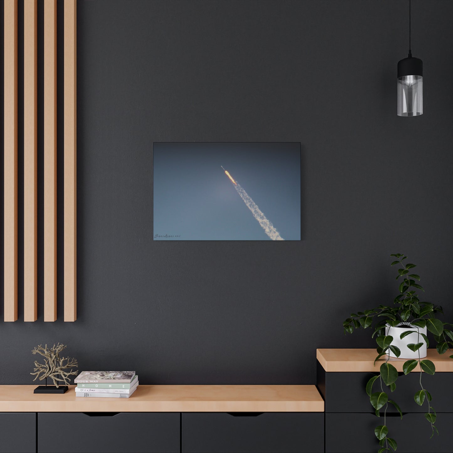 Falcon 9 8.15.24 - Matte Canvas, Stretched, 1.25"