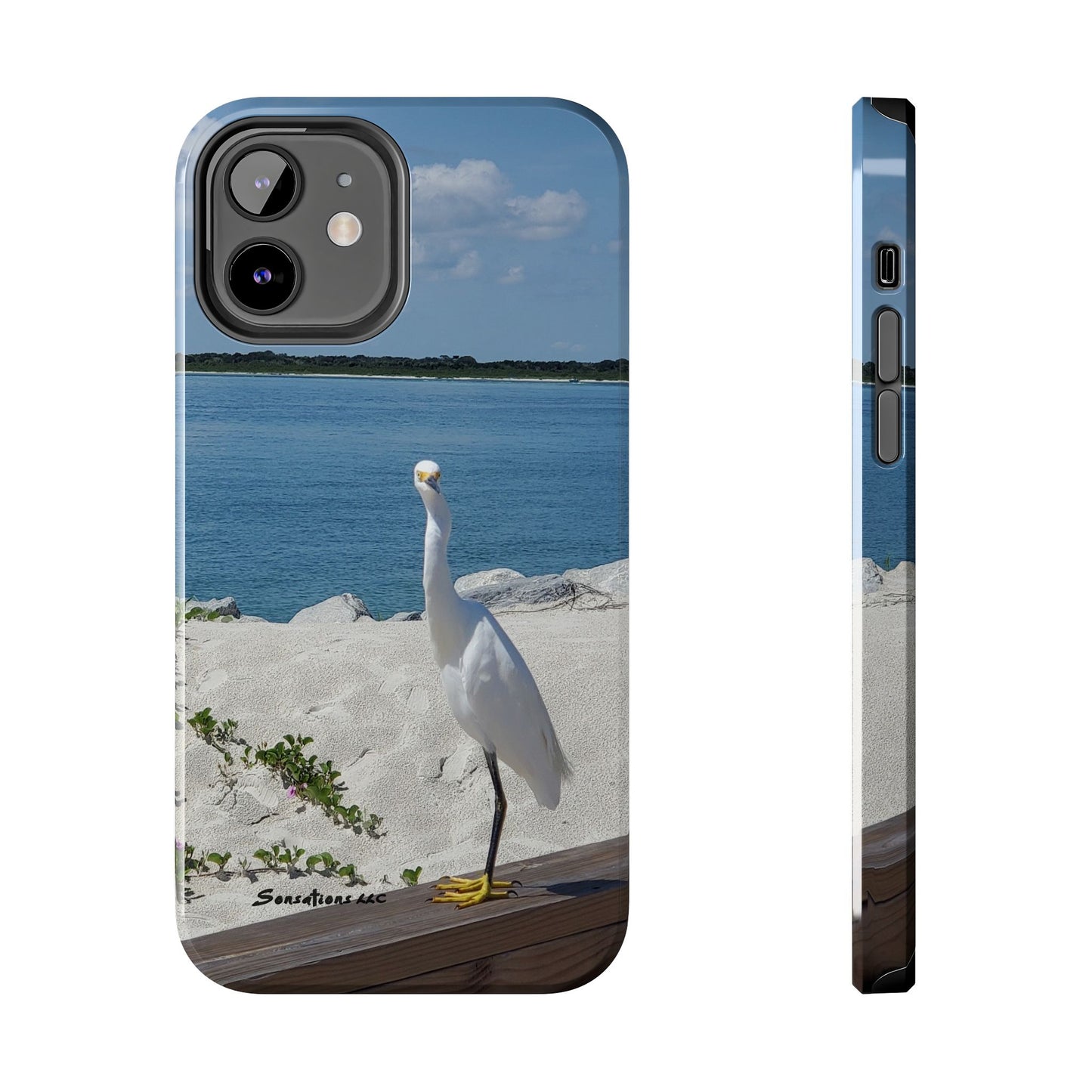 White Bird Looking - Tough Phone Cases