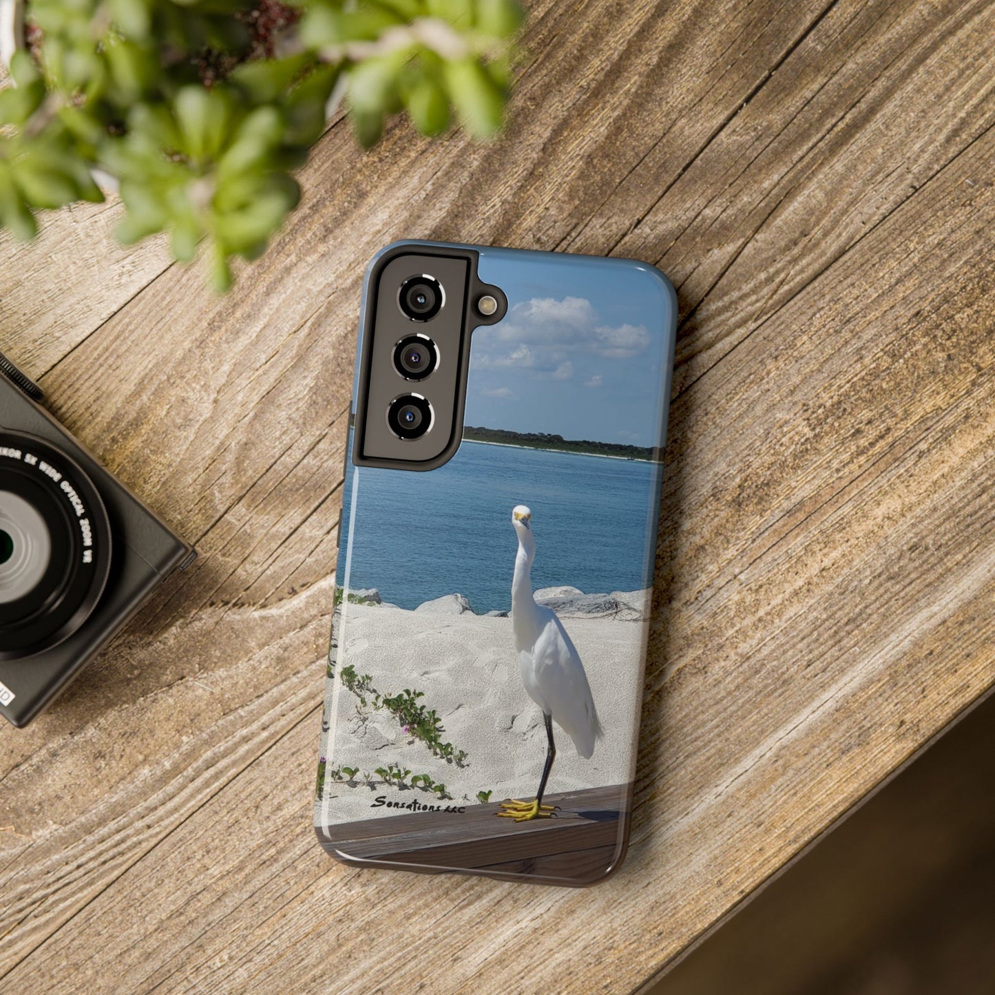 White Bird Looking - Tough Phone Cases