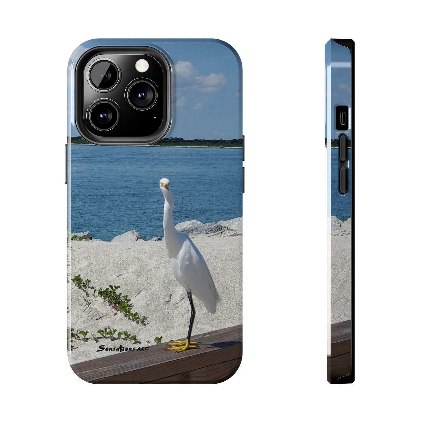 White Bird Looking - Tough Phone Cases