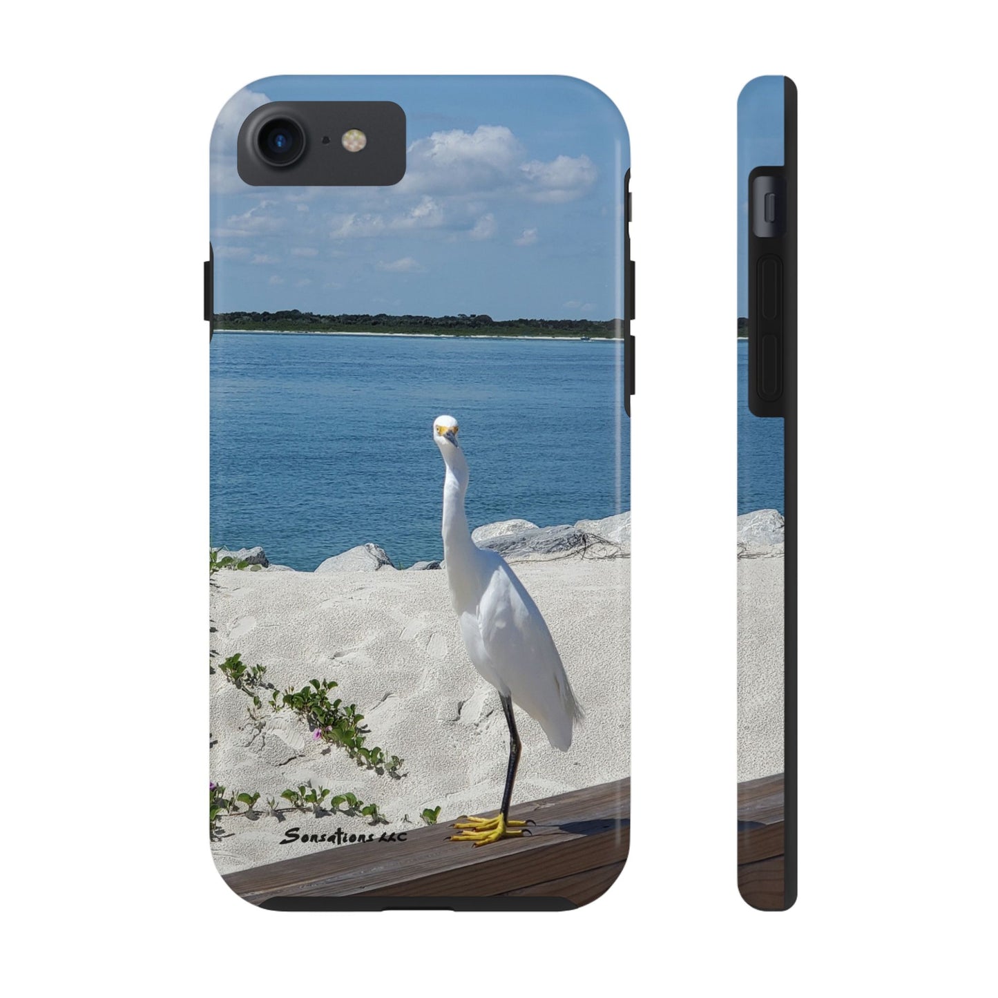 White Bird Looking - Tough Phone Cases