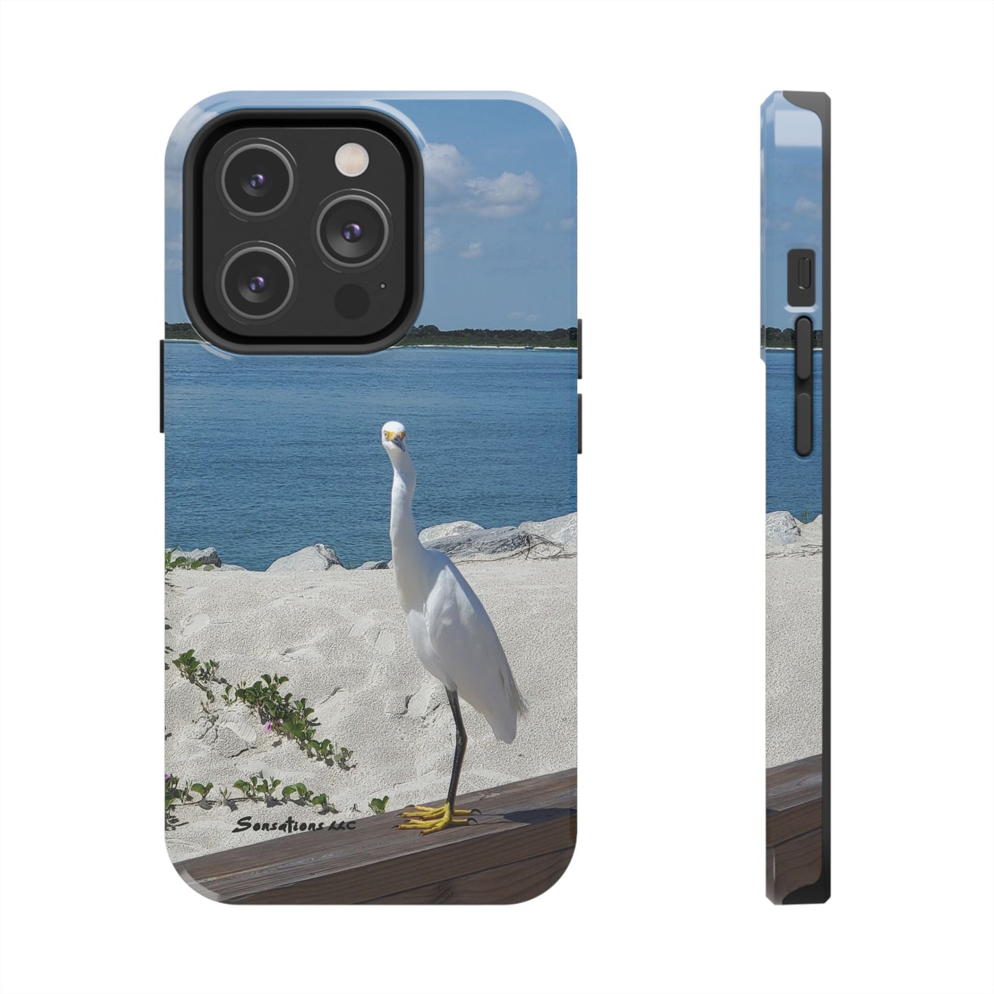 White Bird Looking - Tough Phone Cases