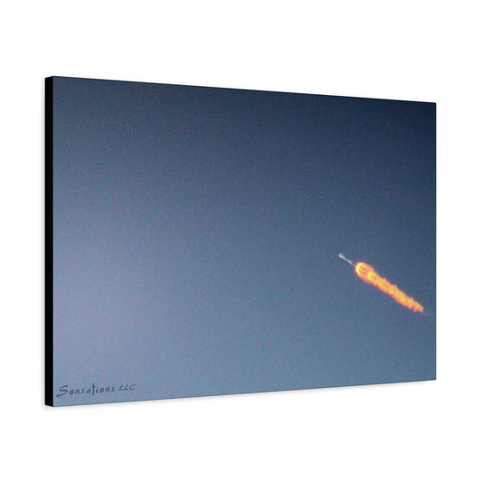 Falcon 9 Full Thrust - Matte Canvas, Stretched, 1.25"