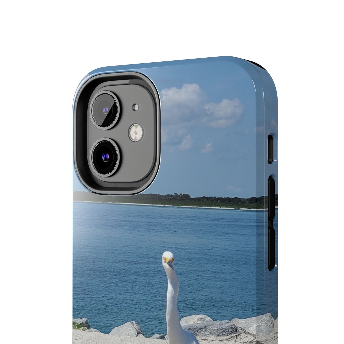 White Bird Looking - Tough Phone Cases