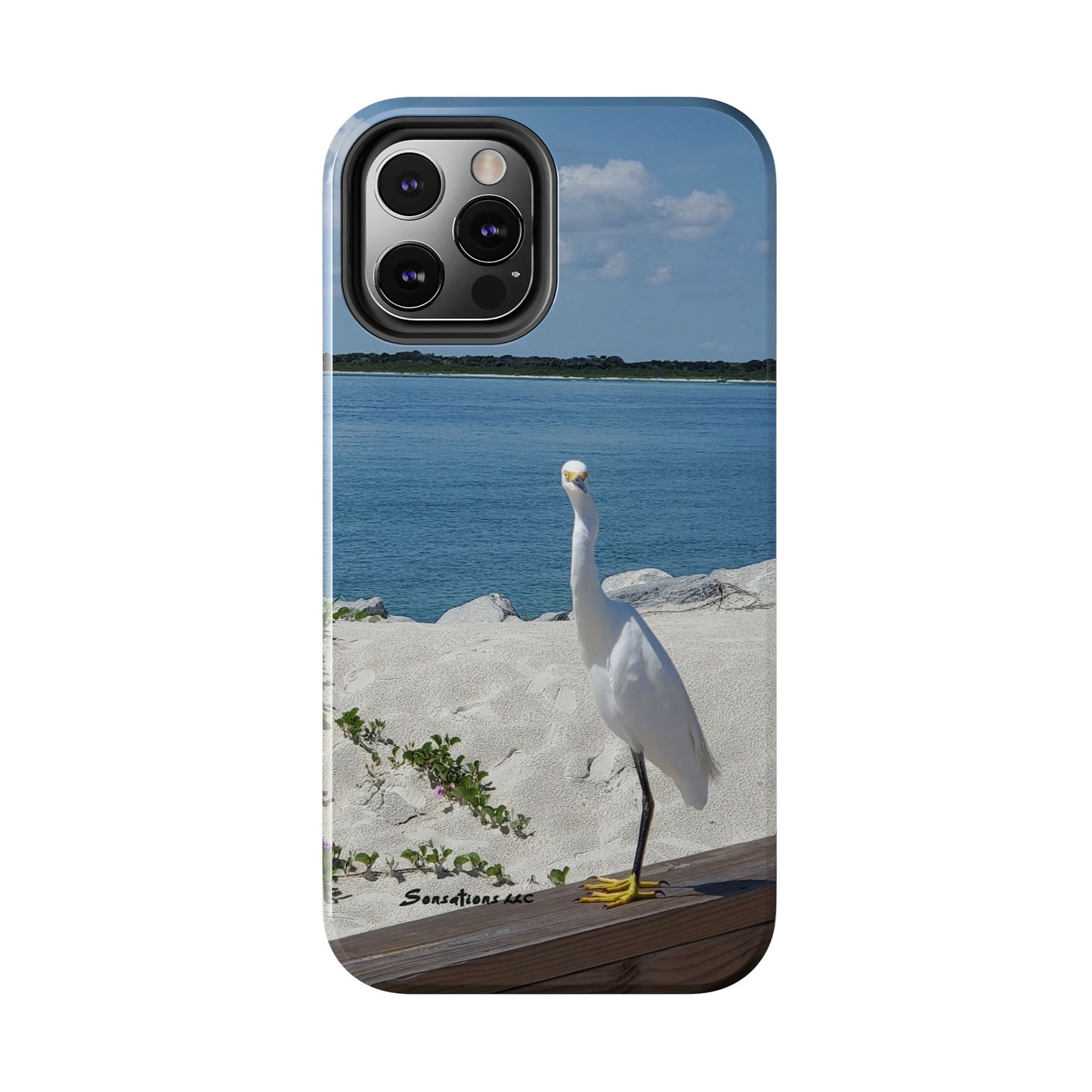 White Bird Looking - Tough Phone Cases