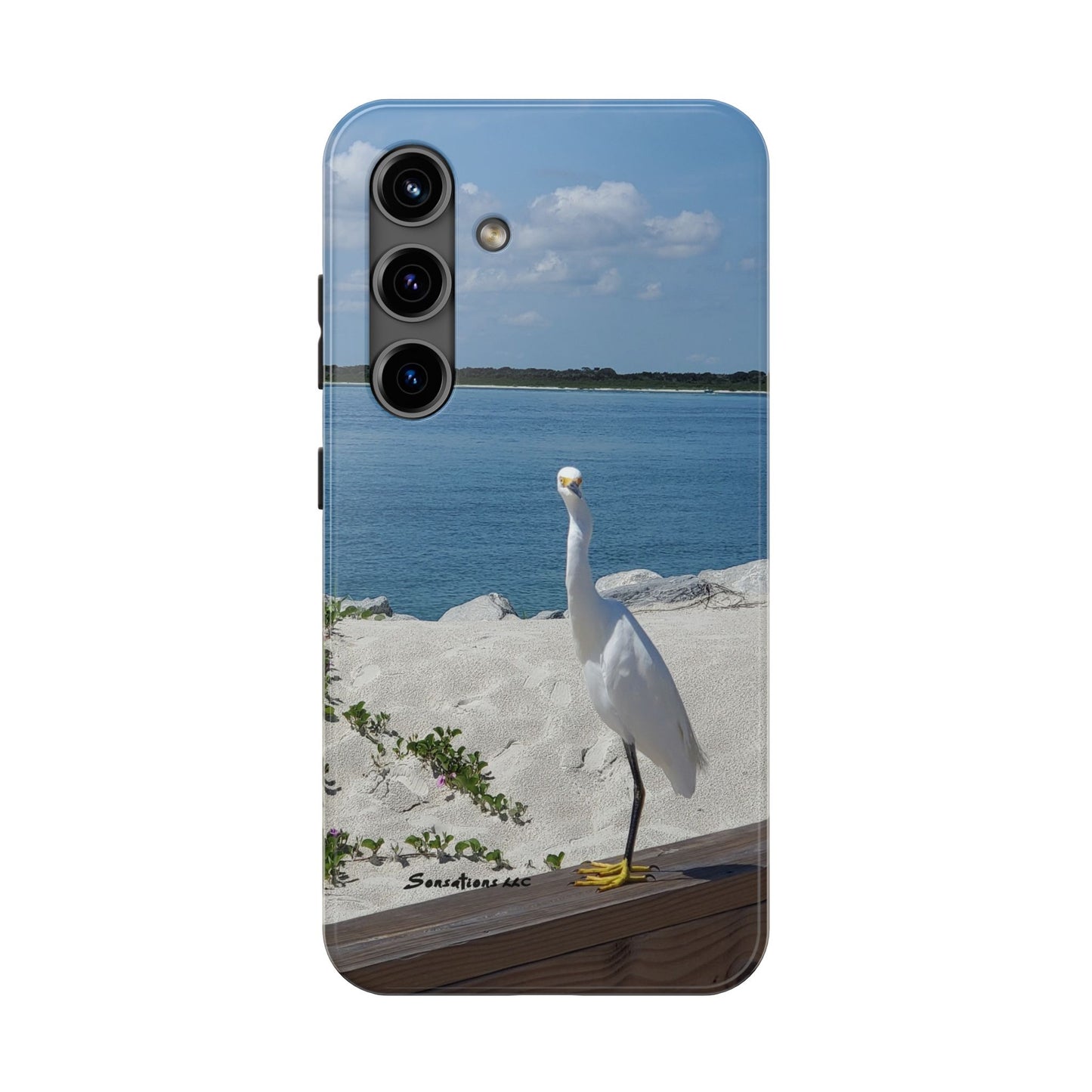 White Bird Looking - Tough Phone Cases