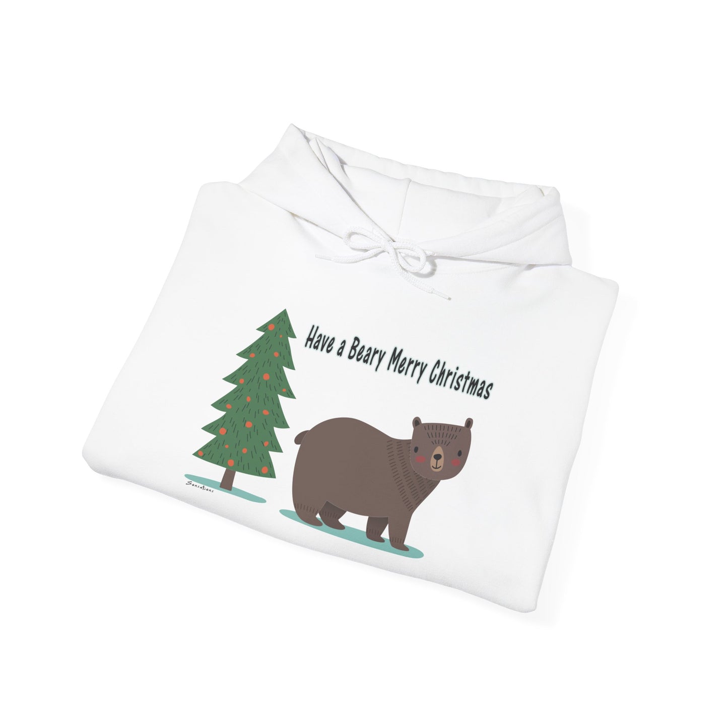 Beary Christmas - Unisex Heavy Blend™ Hooded Sweatshirt