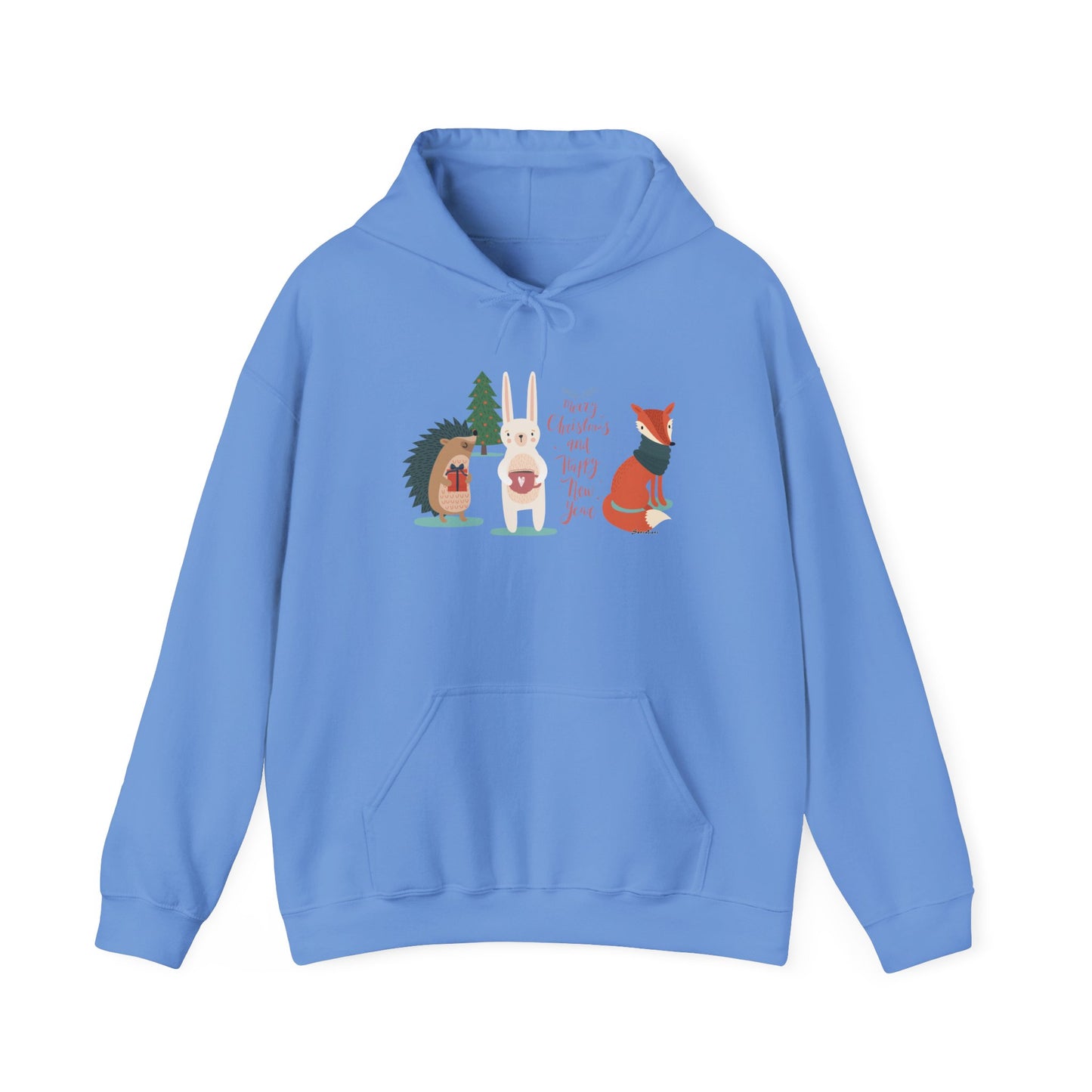 Christmas Bunny - Unisex Heavy Blend™ Hooded Sweatshirt